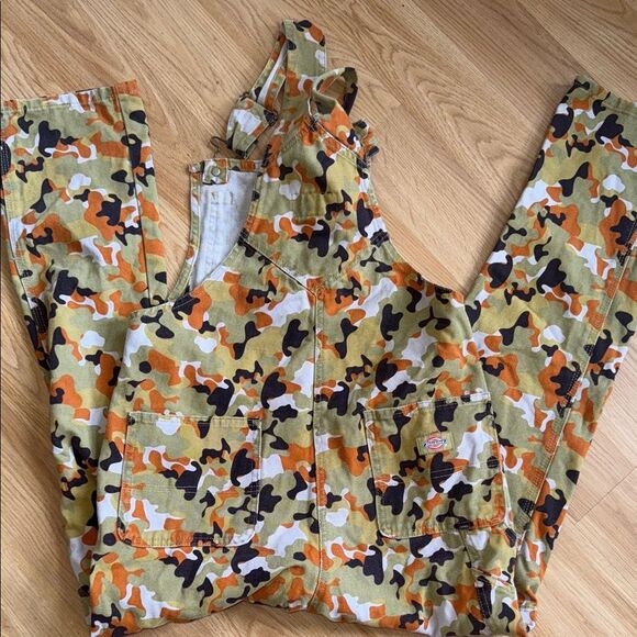 Dickie’s Camouflage Women's Overalls Artondale Duck Bib Camo Size XS - Picture 7 of 8